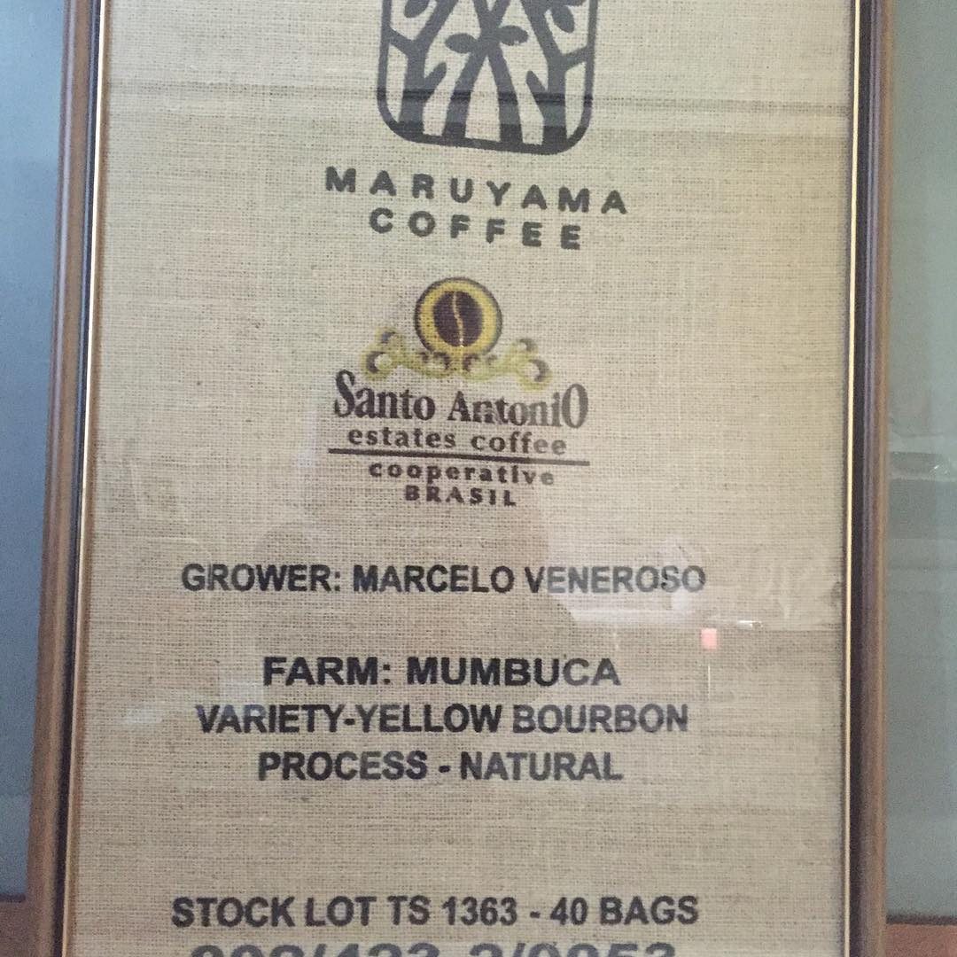 Saca exportada para a Maruyama Coffee